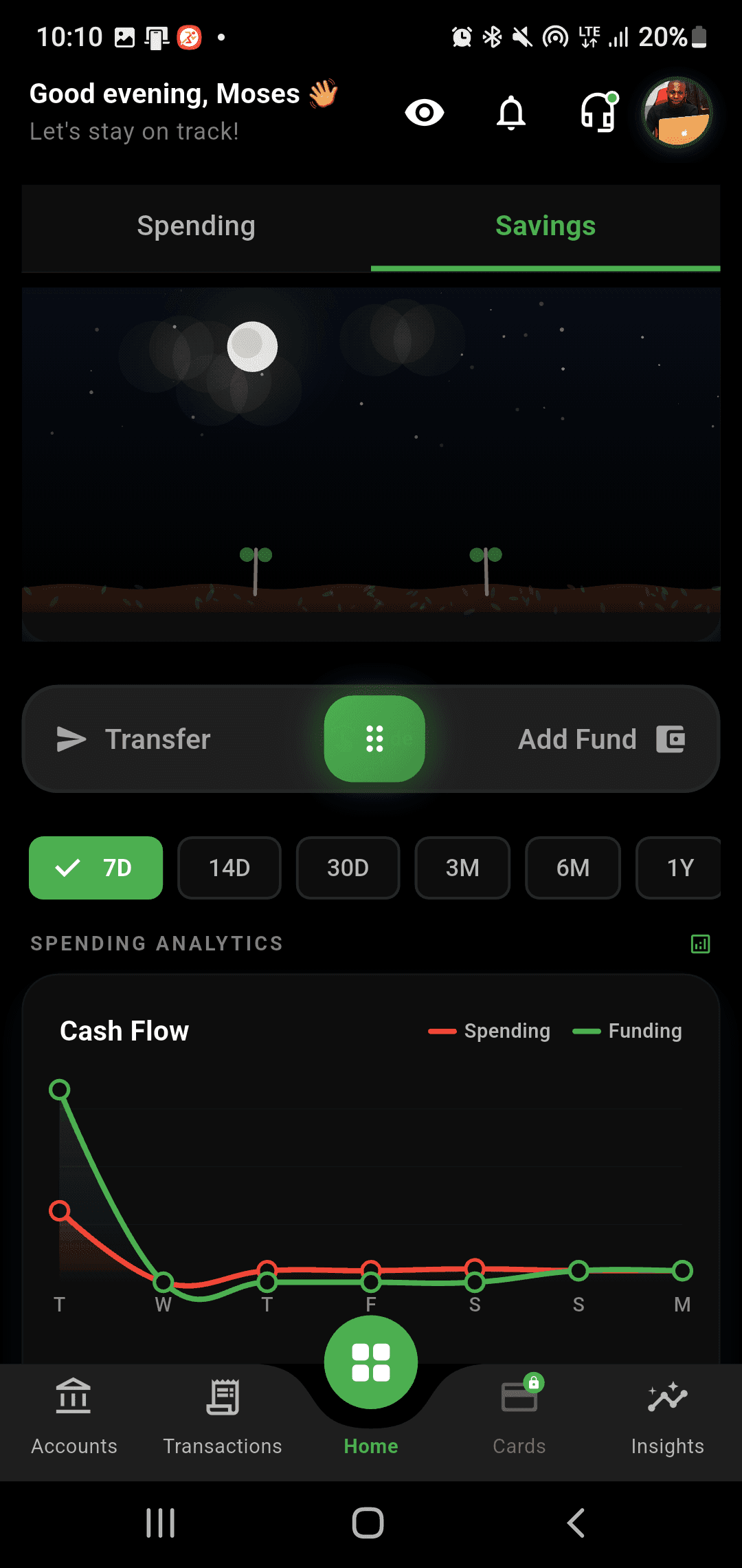 Fridomax app screen 2